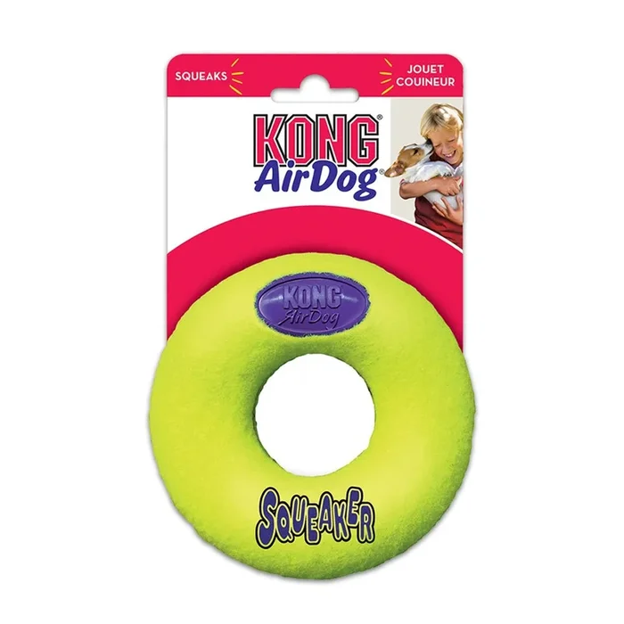 KONG Air Dog Squeaker Donut Dog Toy Medium