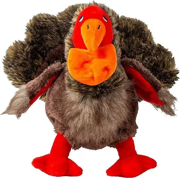 Kong Low Stuff Turkey Plush Thanksgiving Dog Toy