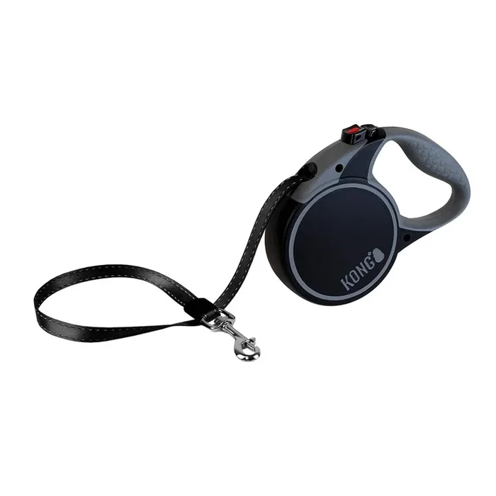 KONG Terrain Retractable Dog Leash – Black