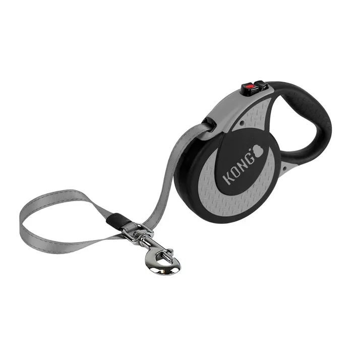 KONG Ultimate Retractable Dog Leash – Gray
