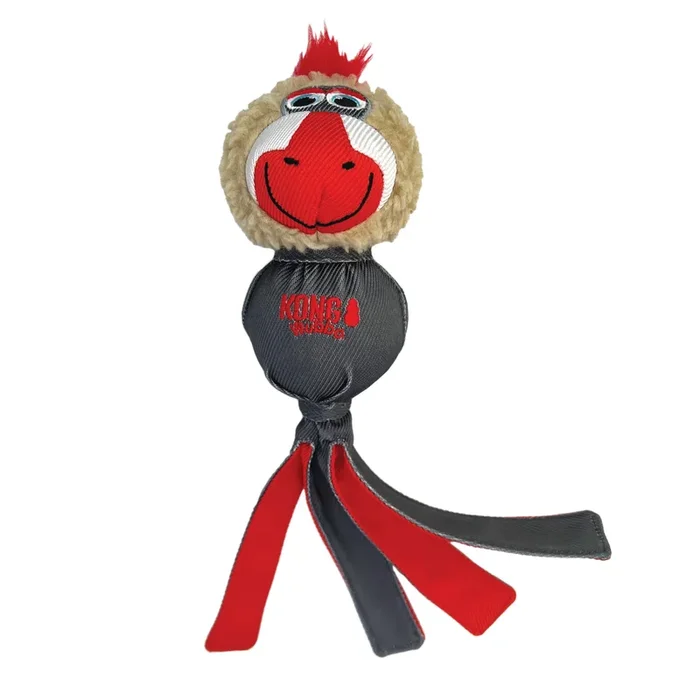 KONG Wubba Zoo Dog Toy – Mandrill