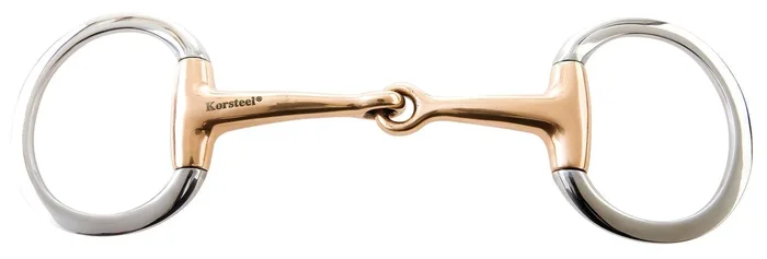 Korsteel Copper Mouth Eggbutt Snaffle Bit