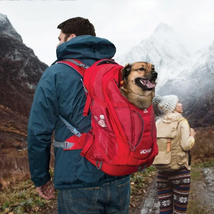 Kurgo G-Train K9 Backpack – Chili Red