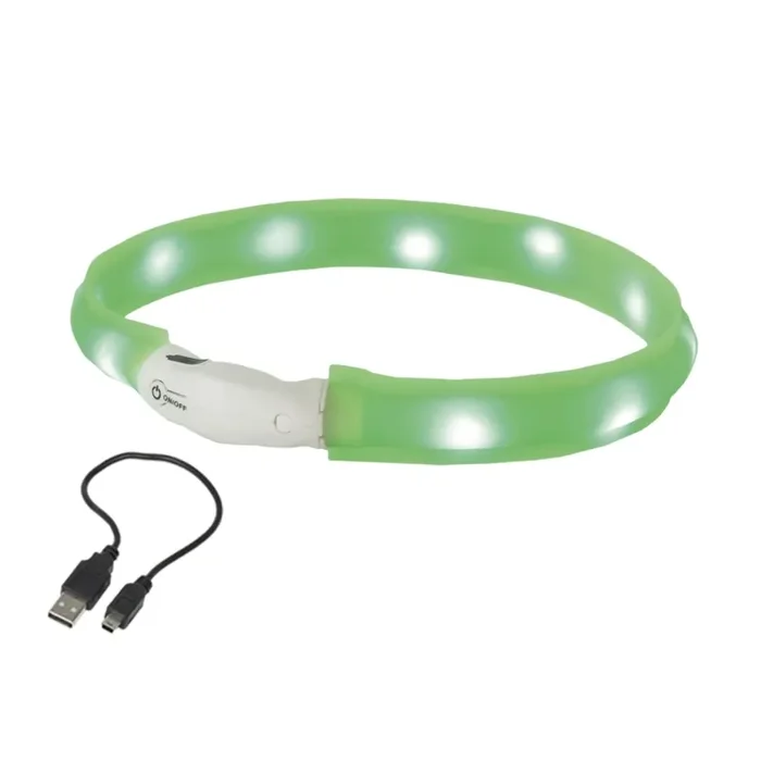 Large luminous led dog collars Nobby Pet Visible [Size M]