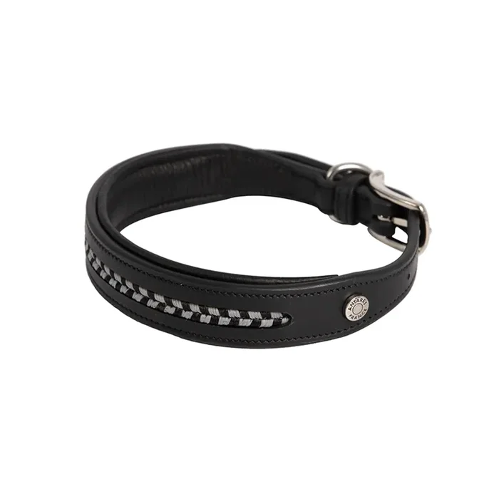 Leather dog collar Antarès