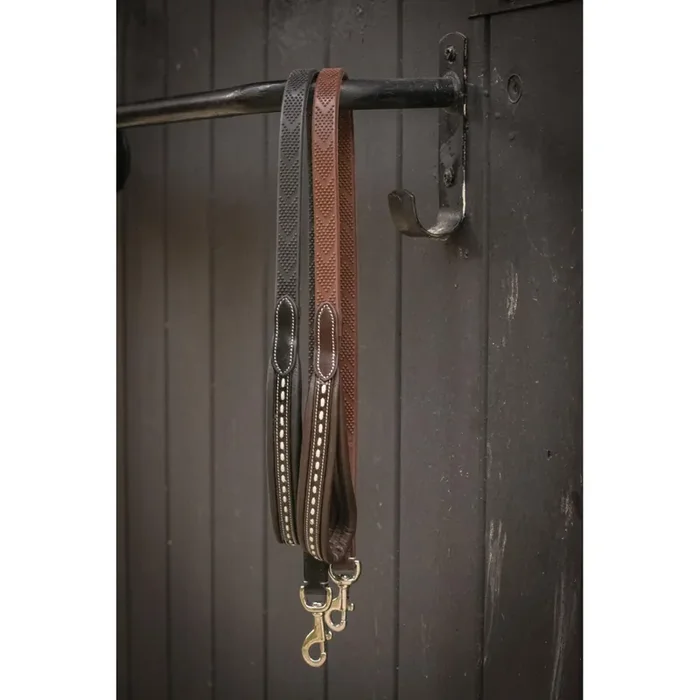 Leather dog leash Penelope Rubber