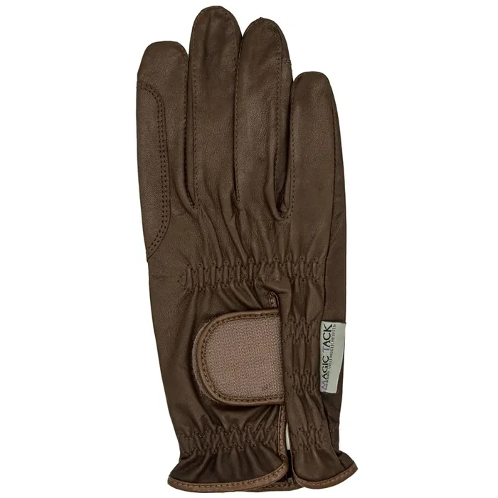 Leather riding gloves Haukeschmidt Galaxy Magic Tack