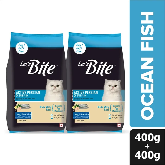 Let’s Bite Active Persian Ocean Fish Cat Dry Food