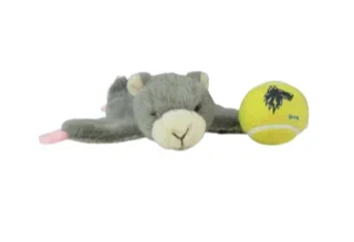 Lightning Dog Wing Dingers Flying Squirrel Plush Dog Toy