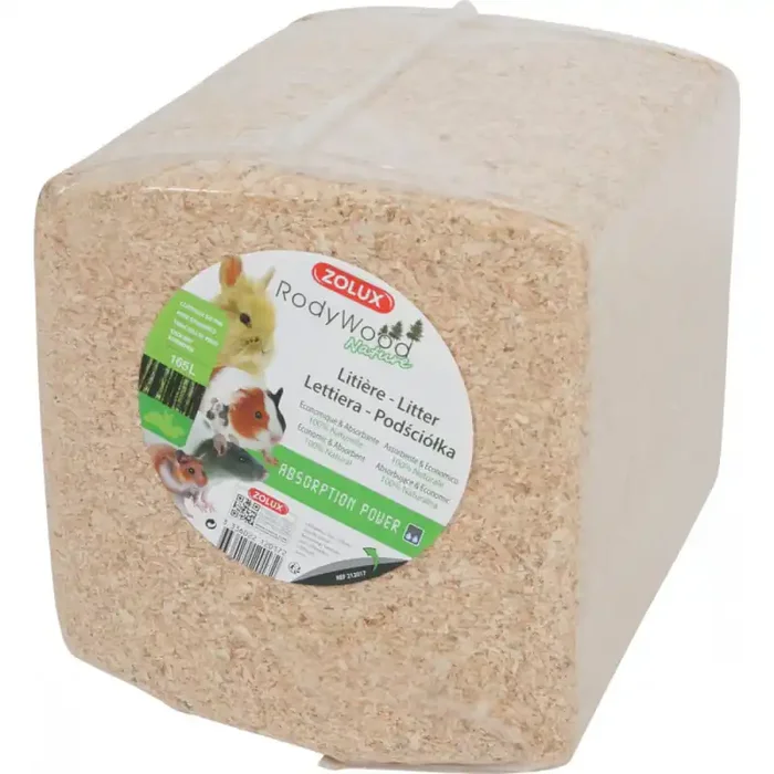 Litter rodywood nature Zolux [Size 165 L]