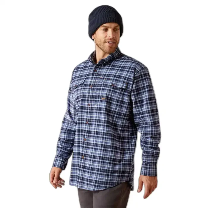 Long sleeve flannel shirt Ariat Rebar DuraStretch
