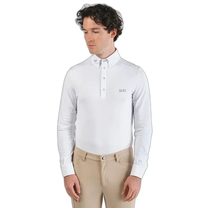 Long sleeve show riding shirt Sarm Hippique Adam