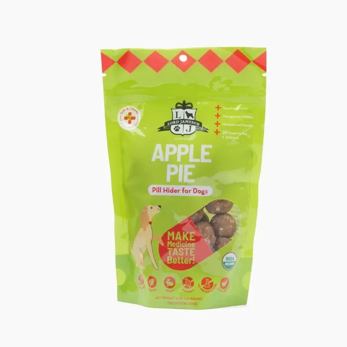 Lord Jameson Organic Pill Holder Dog Treats – Apple Pie
