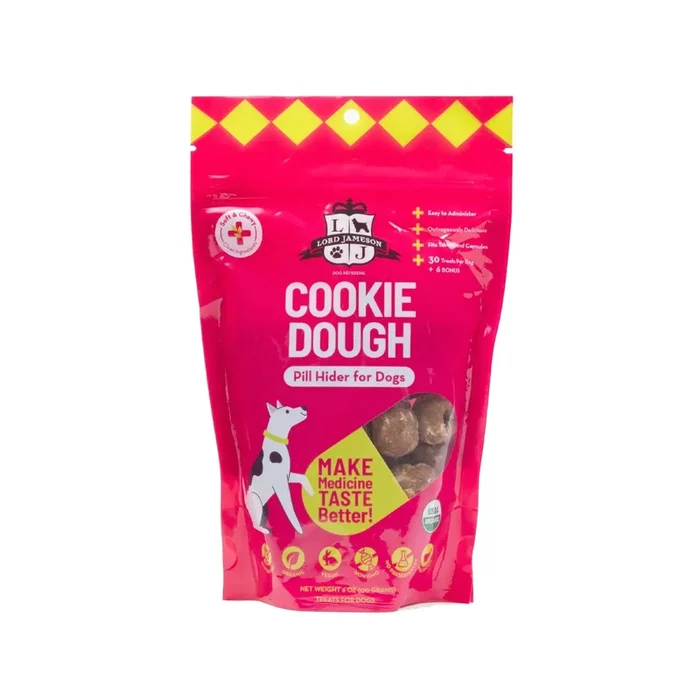 Lord Jameson Organic Pill Holder Dog Treats – Cookie Dough