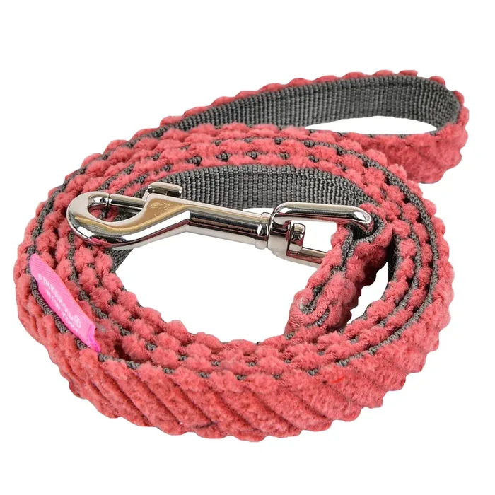 Lucca Dog Leash by Pinkaholic – Dark Pink