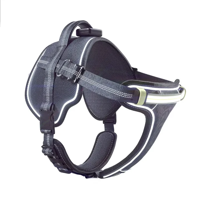 Lumi One Lumen Light Dog Harness – Black