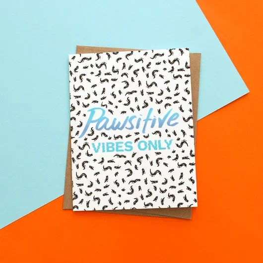 MALZ PALZ | Pawstive Vibes Greeting Card
