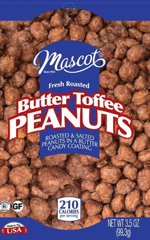 Mascot Pecan – Butter Toffee Peanuts Grab and Go Bag