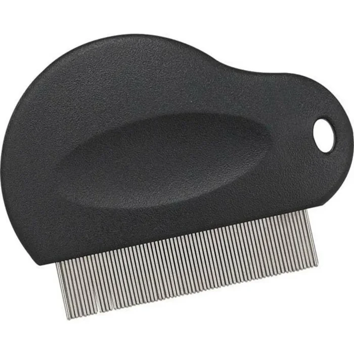 Master Grooming Tools Flea Comb for Dogs and Cats – Black