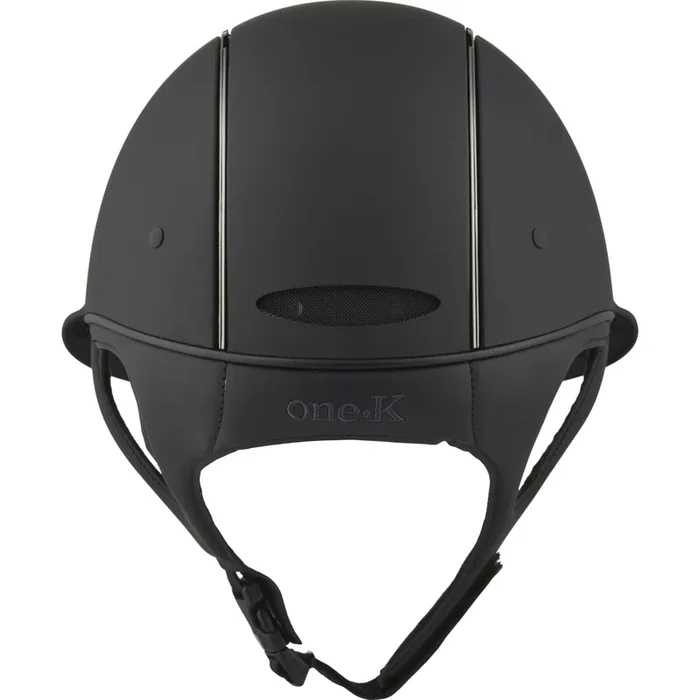 Matte chrome riding helmet OneK