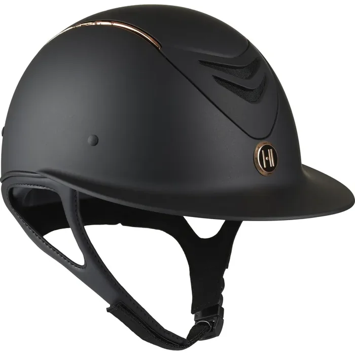 Matte rose gold riding helmet OneK