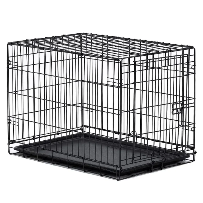 McLovin’s Single Door 18″ Folding Metal Pet Crate