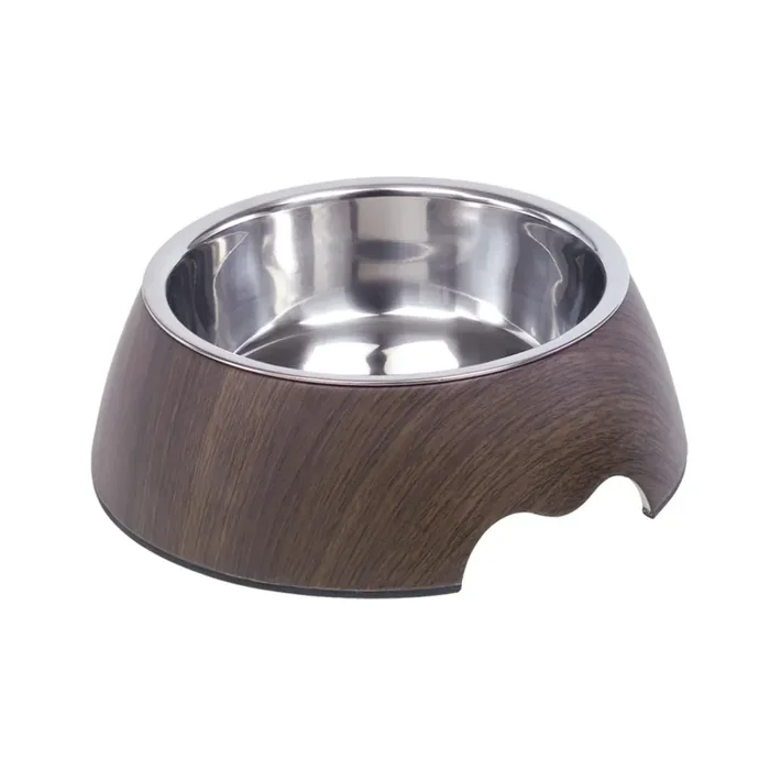 Melamine dog bowl Nobby Pet Dark Wood [Size 0,7 L]