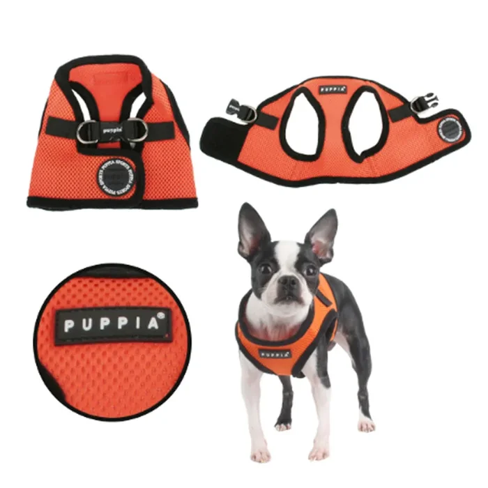Mesh Soft Harness Vest by Puppia – Orange