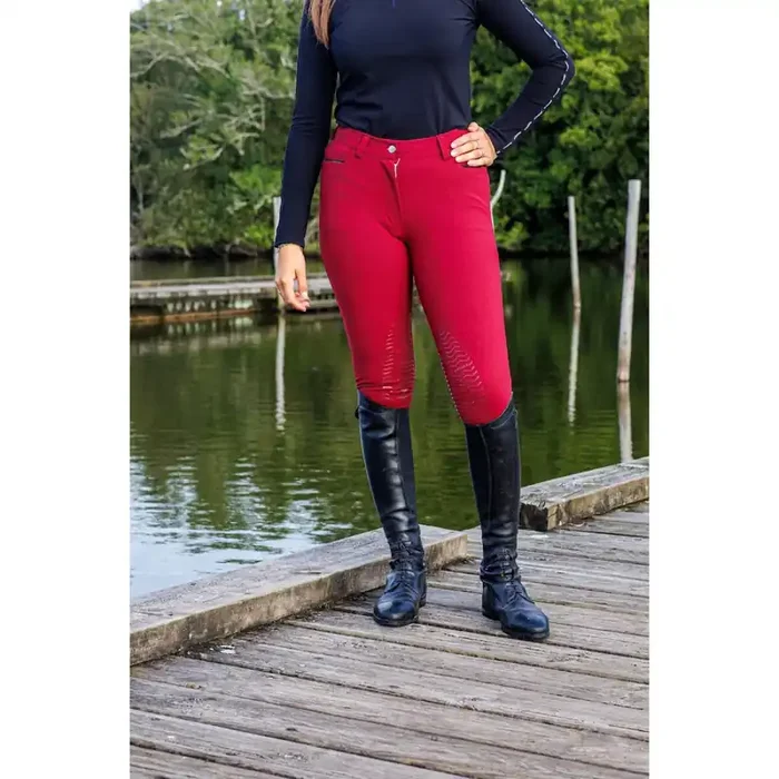 Mid grip riding pants for women Le Sabotier Anastasia