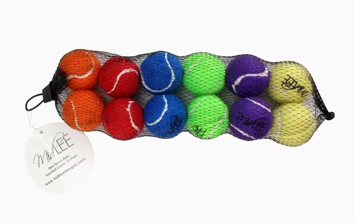 Midlee Mini 1.5″ Dog Tennis Balls – Solid Colors