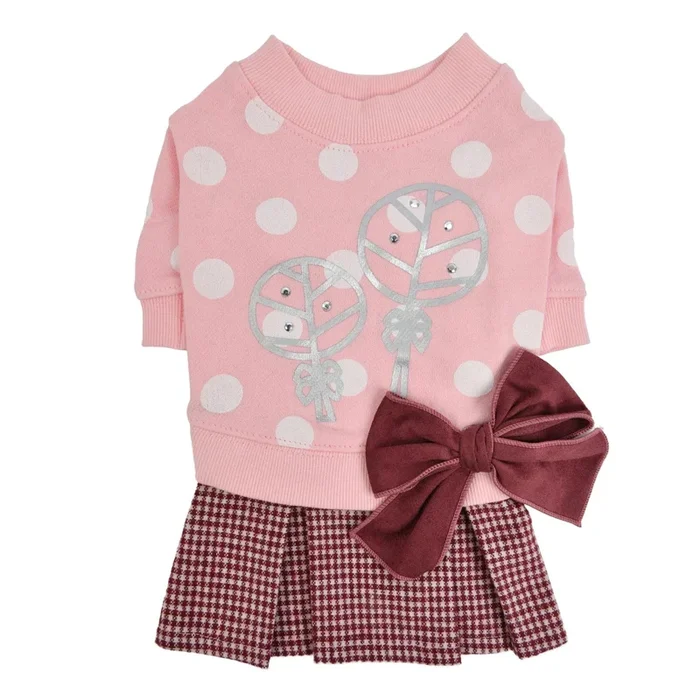 Mignon Dog Dress by Pinkaholic – Pink