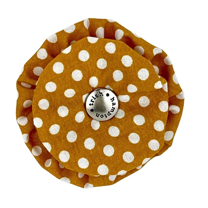 Mustard/White Dot Dog Blossom – 514