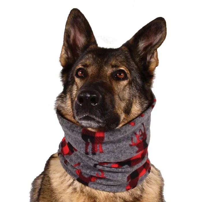 Muttluks KoziNek Dog Snood – Maple Red