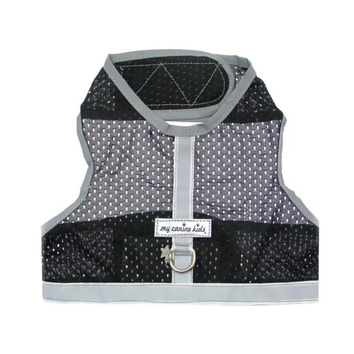 My Canine Kids Athletic Mesh Dog Vest Harness – Black