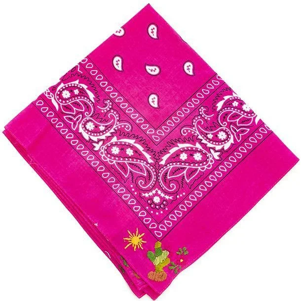 NATIVA | Cactus Bandana in Pink