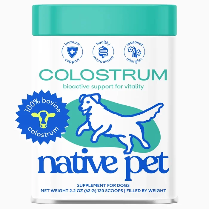 Native Pet Colostrum Powder Dog Supplement