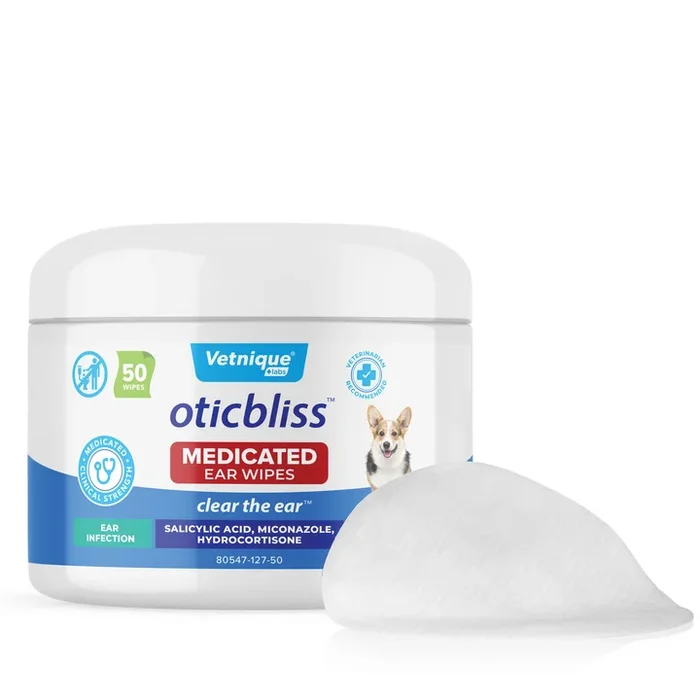 NEW! Oticbliss Medicated Ear Wipe – 50 Count
