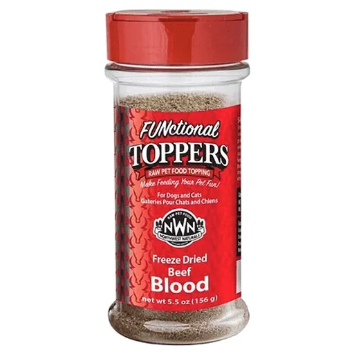 Northwest Naturals FUNctional Beef Blood Flavor Freeze Dried Dog & Cat Food Topper