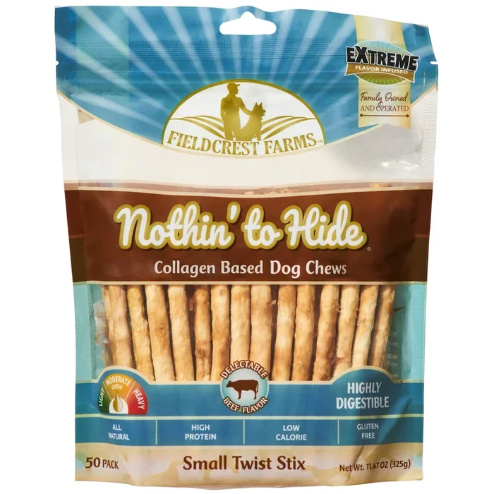 Nothin’ to Hide Twist Stix Beef 50pk