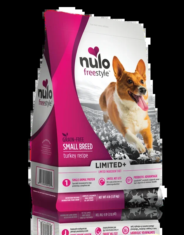 Nulo Dog LID Grain Free Kibble Small Breed Turkey 4#