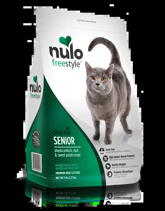 Nulo FreeStyle Alaska Pollock, Duck & Sweet Potato Recipe for Senior Cats