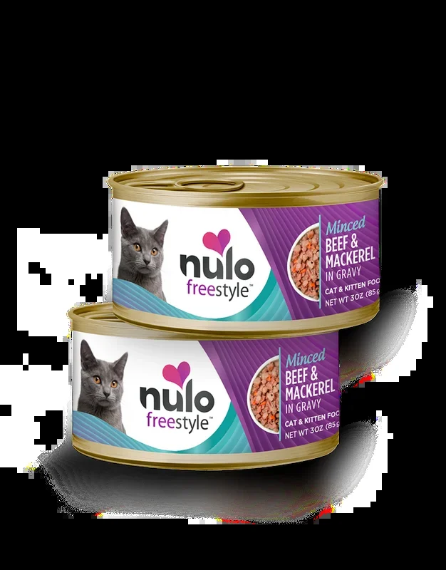 Nulo FreeStyle Minced Beef & Mackerel Recipe in Gravy Cat & Kitten Food