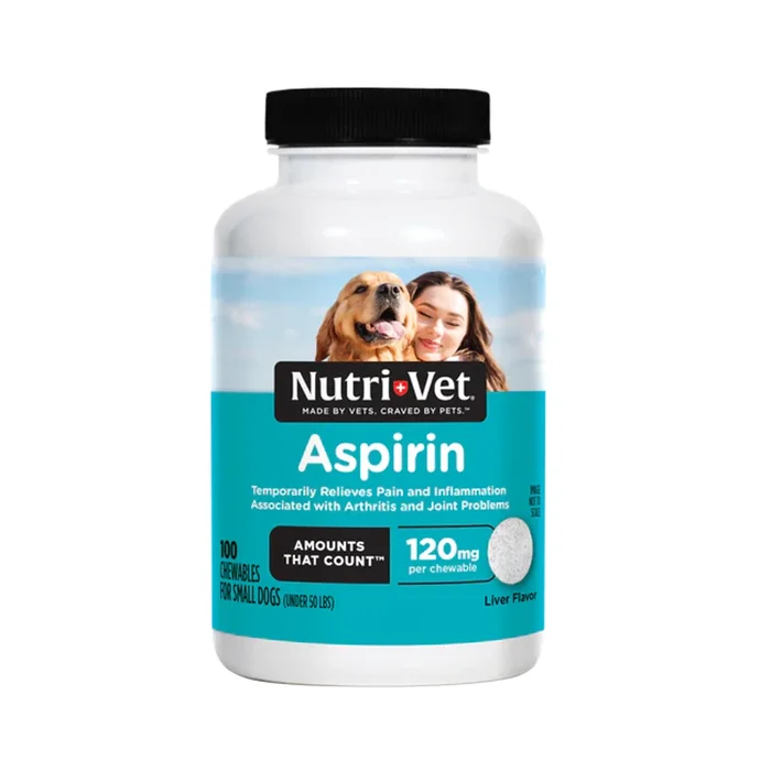 Nutri-Vet K-9 Buffered Aspirin Small Dog Chewable Tablets