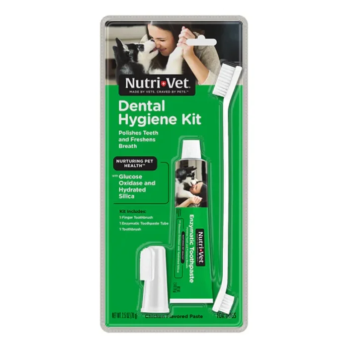 Nutri-Vet Oral Hygiene Kit for Dogs
