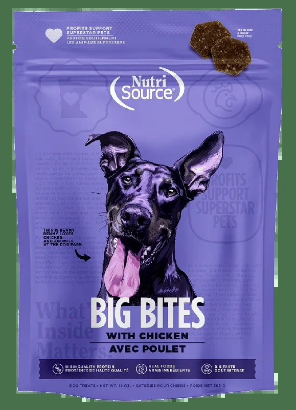 NutriSource Big Bites Chicken Dog Treats