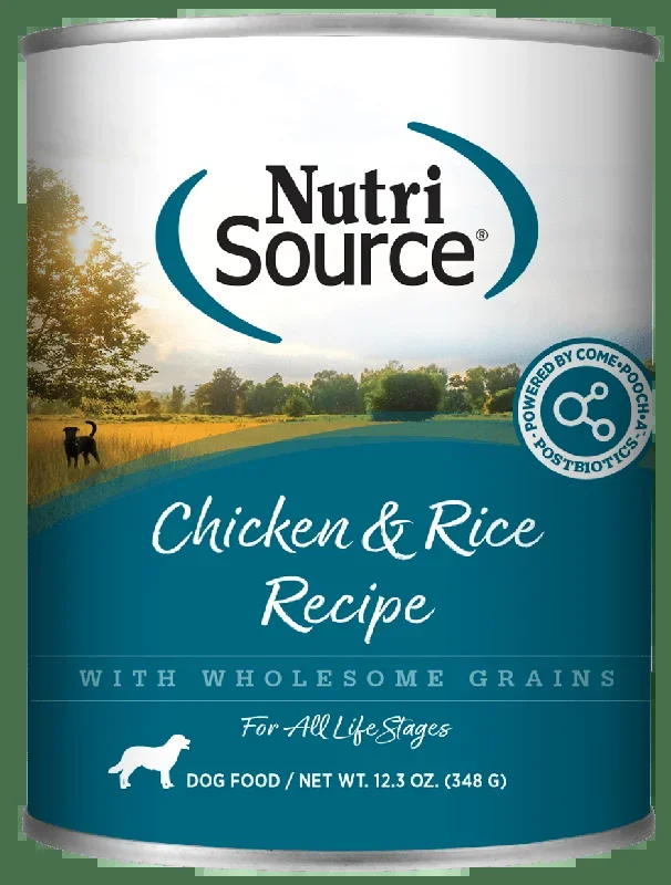 NutriSource Chicken & Rice Canned Dog Food