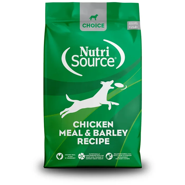 NutriSource Choice Dry Dog Food – Chicken Meal & Barley
