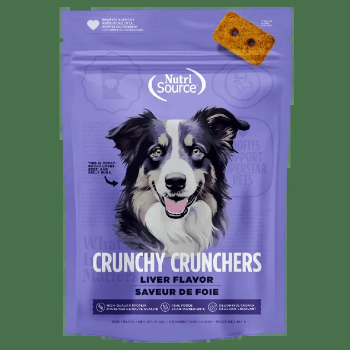 NutriSource Crunchy Crunchers Grain Free Liver Dog Treats