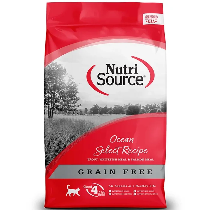 NutriSource Grain-Free Ocean Select Recipe Dry Cat Food