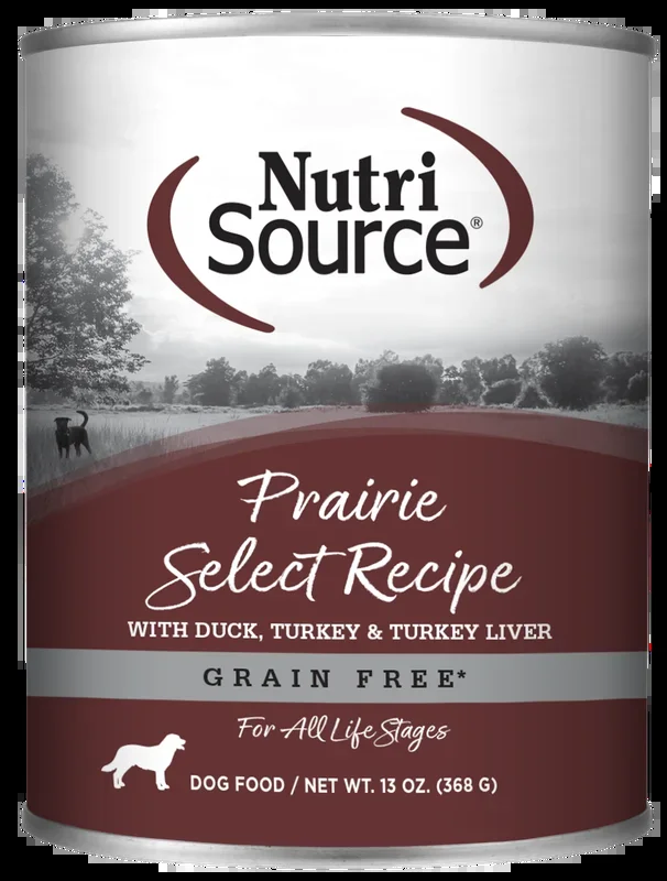Nutrisource Grain Free Prairie Select Canned Dog Food